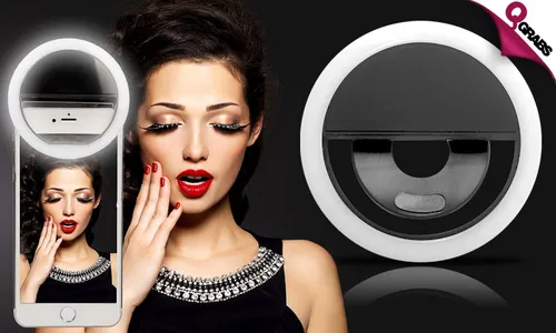 Clip-on Rechargeable Selfie Ring Light!
